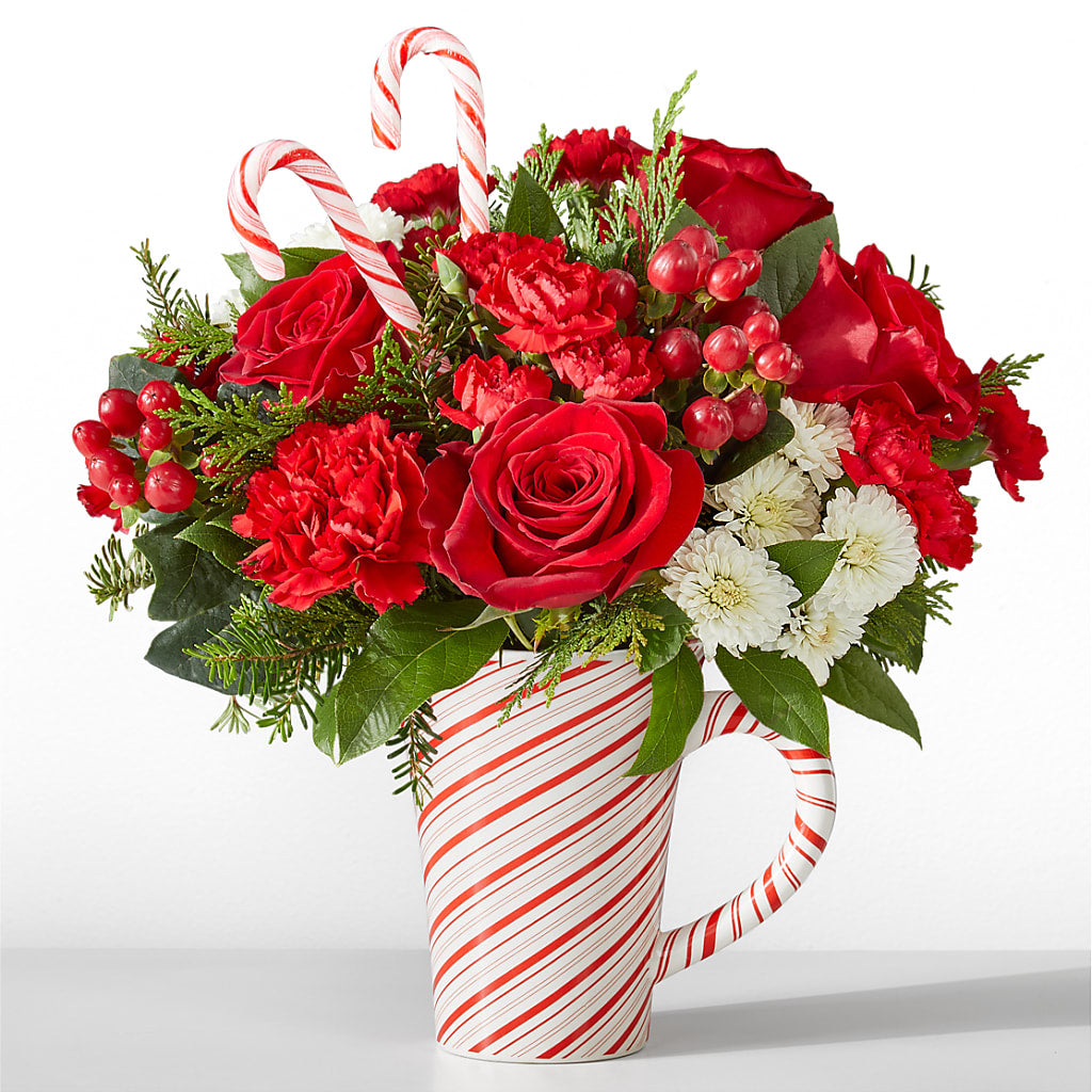 Peppermint Swirl Mug – Davinci Flower Shop Ltd, Scarborough ON