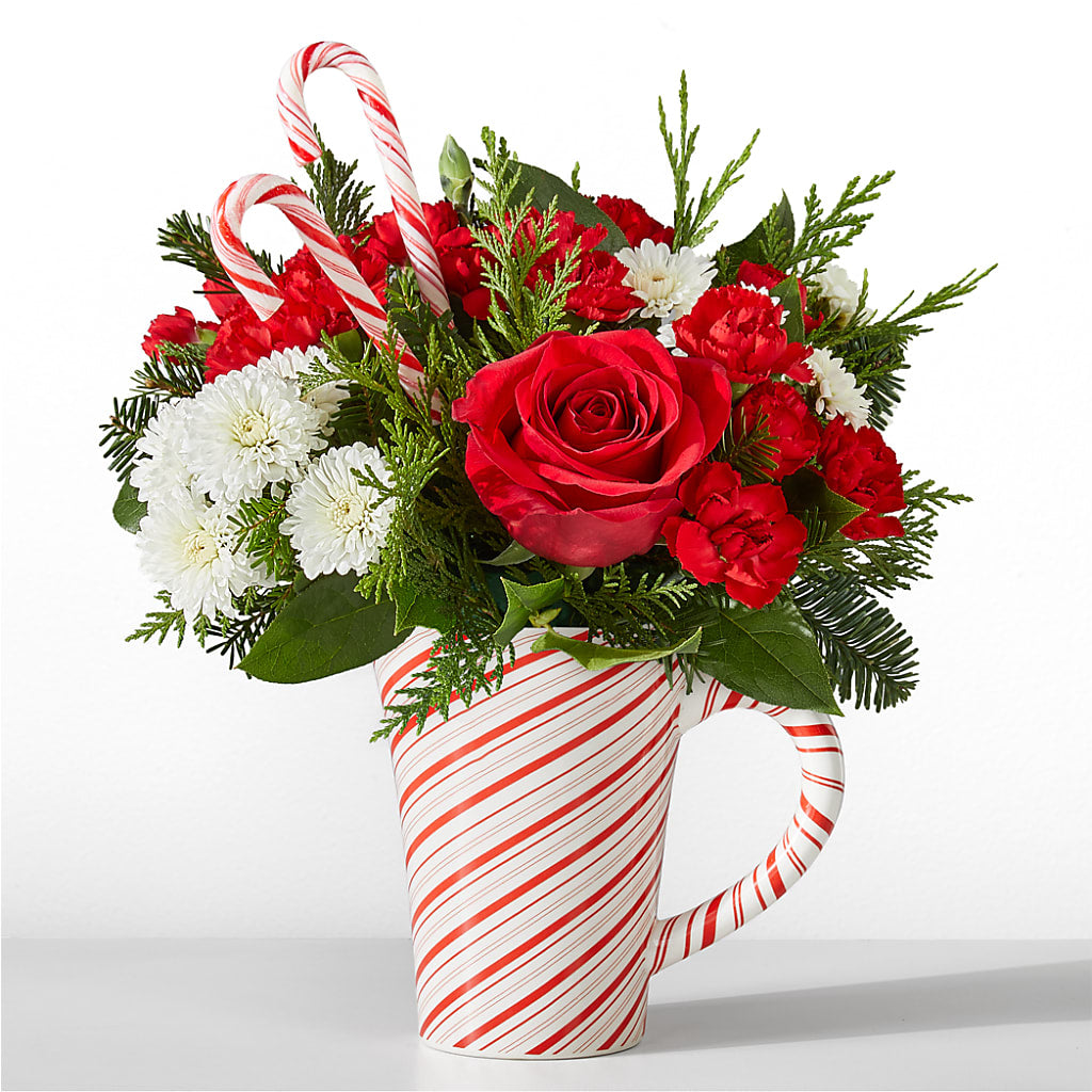 Peppermint Swirl Mug – Davinci Flower Shop Ltd, Scarborough ON