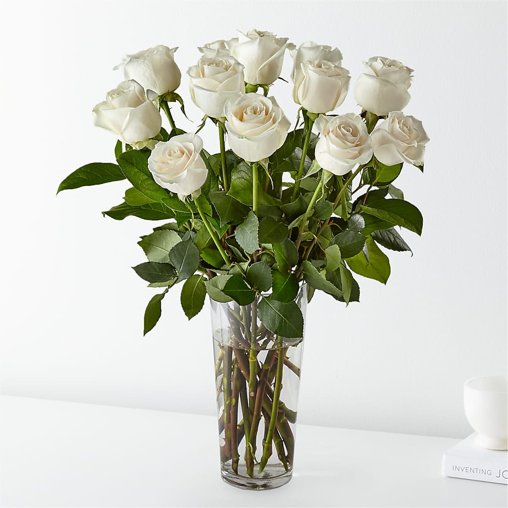 WHITE ROSE BOQUET – Davinci Flower Shop Ltd, Scarborough ON