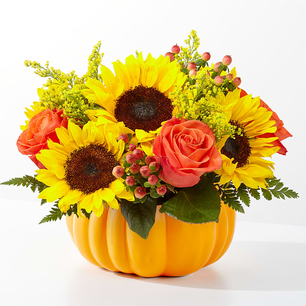 Pick of the Patch Pumpkin Bouquet – Davinci Flower Shop Ltd, Scarborough ON