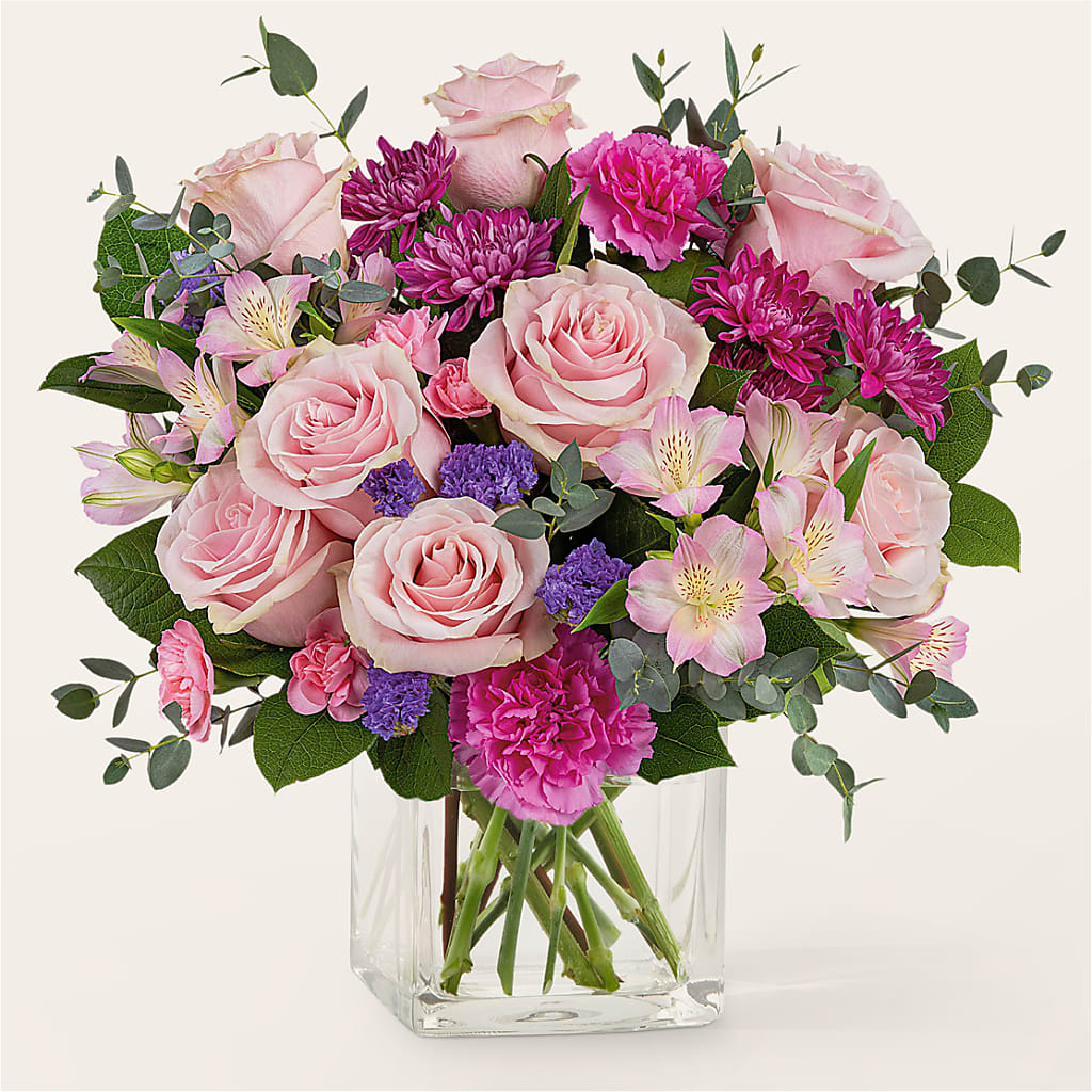 Rosy Radiance Bouquet – Davinci Flower Shop Ltd, Scarborough ON