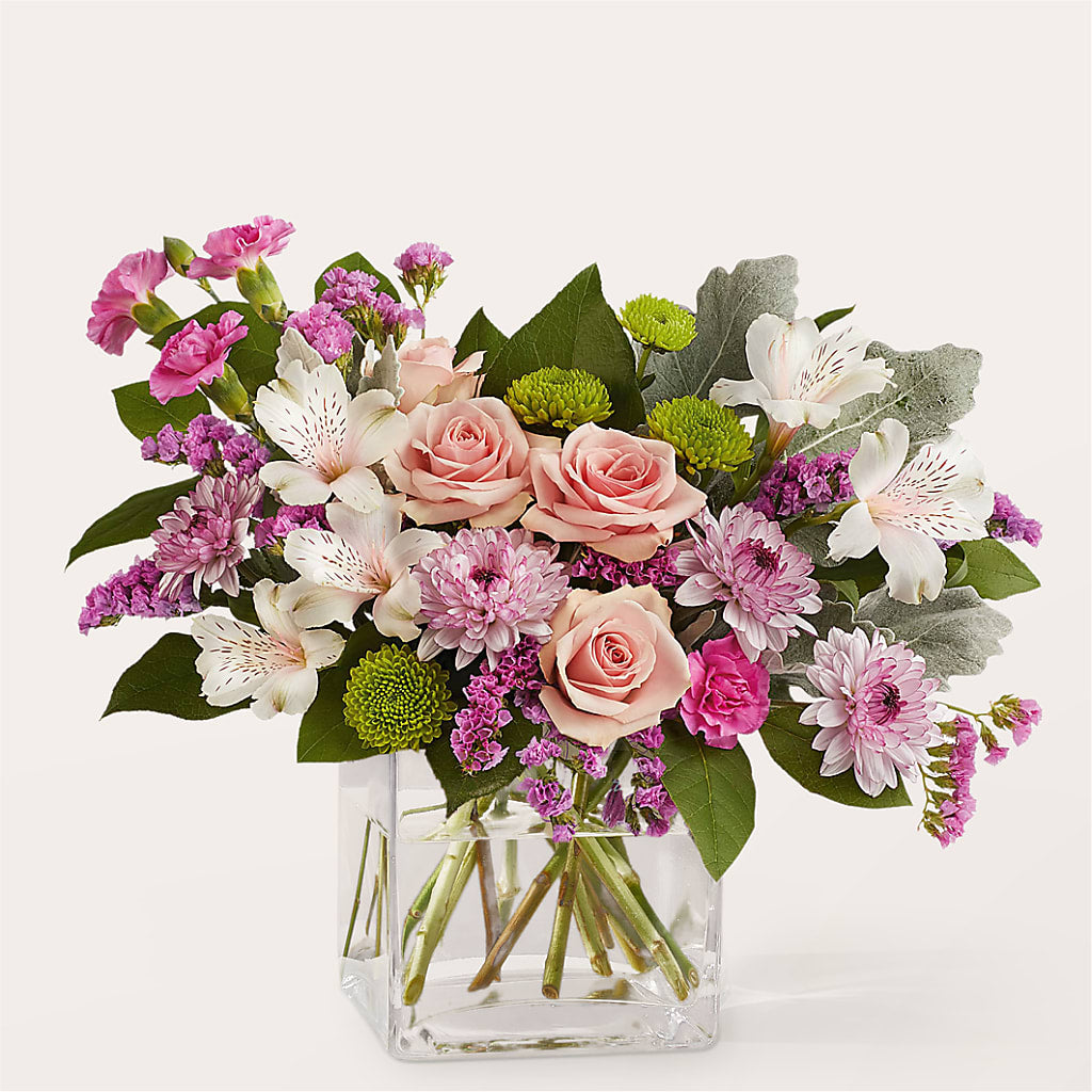 Pink Suede Bouquet – Davinci Flower Shop Ltd, Scarborough ON