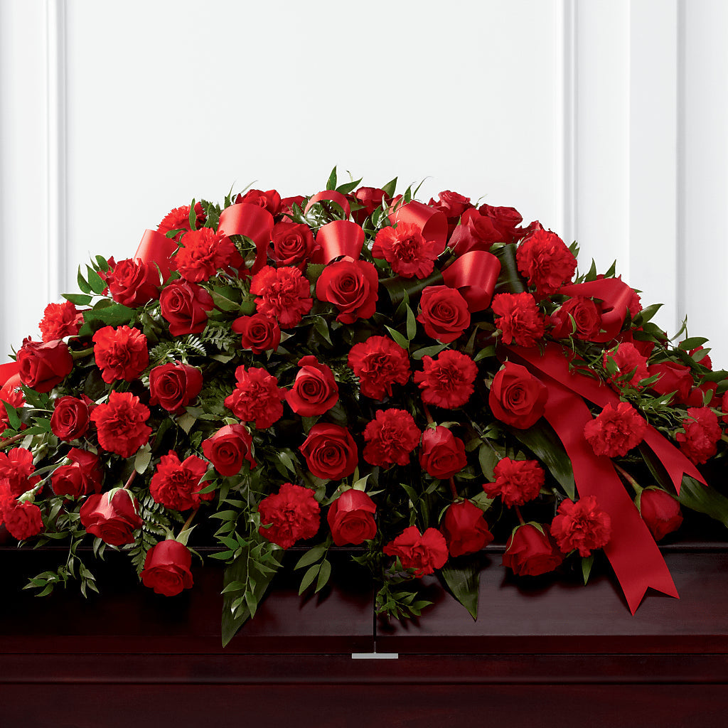 Tribute of Life Casket Spray – Davinci Flower Shop Ltd, Scarborough ON