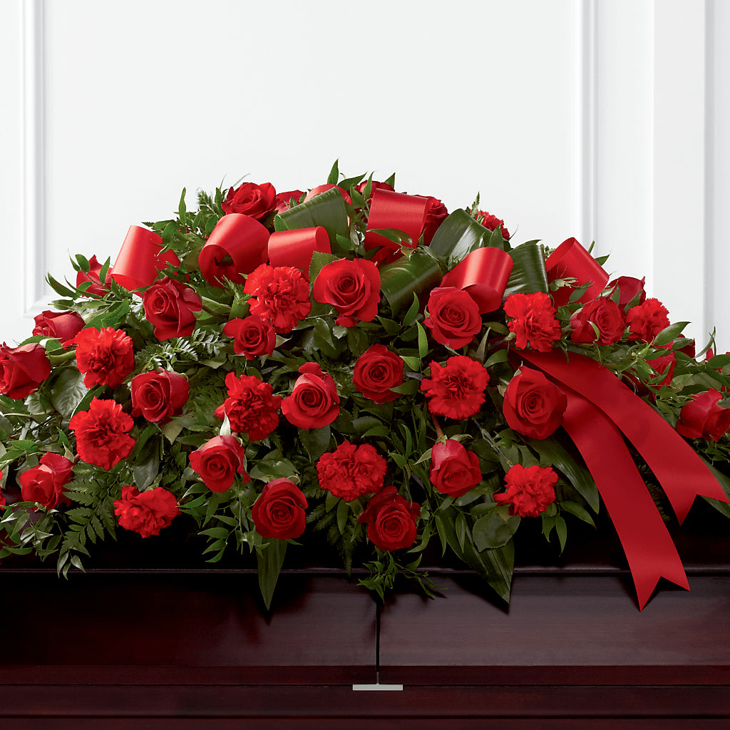 Tribute of Life Casket Spray – Davinci Flower Shop Ltd, Scarborough ON