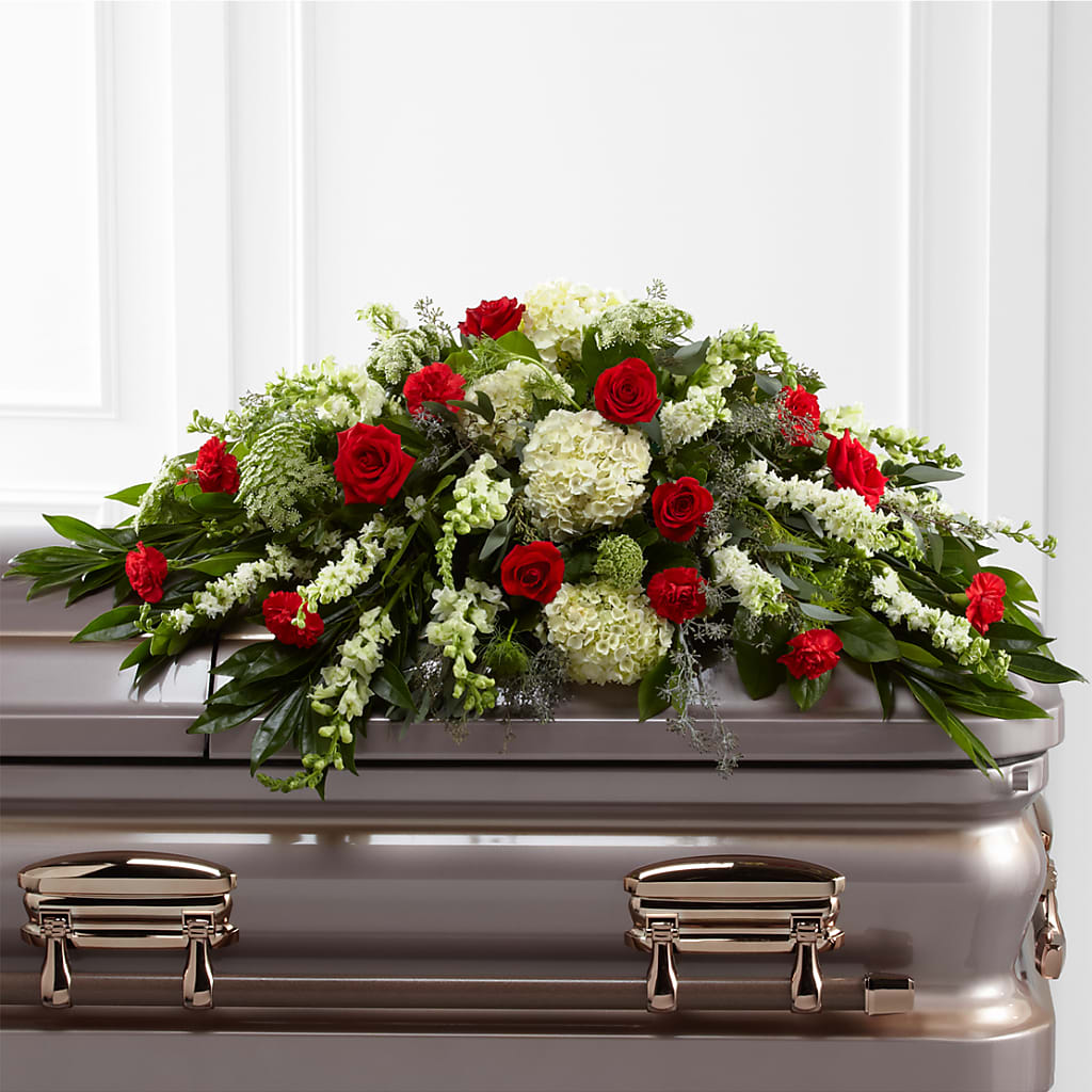 Sincerity Casket Spray – Davinci Flower Shop Ltd, Scarborough ON