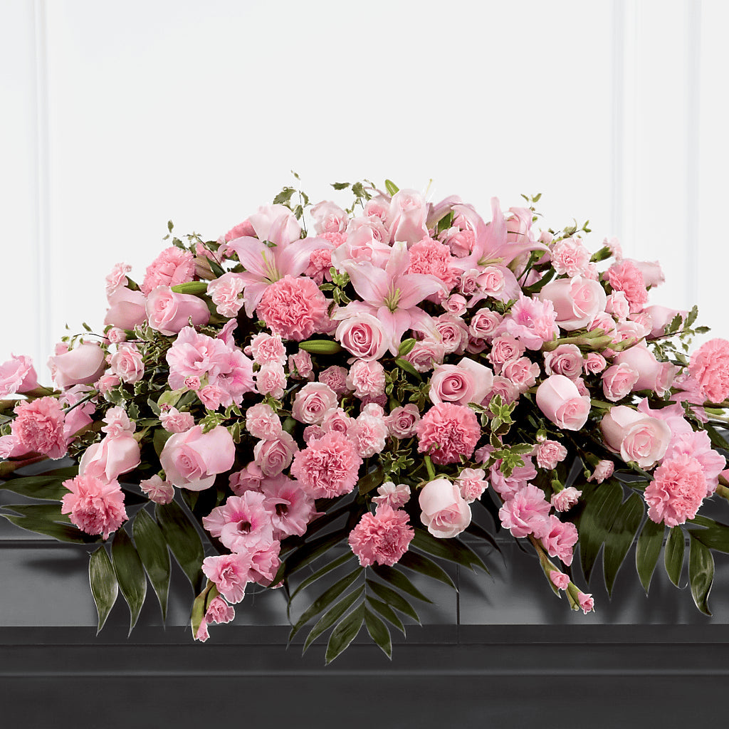 Garden of Comfort Casket Spray (Standard) – Davinci Flower Shop Ltd, Scarborough ON