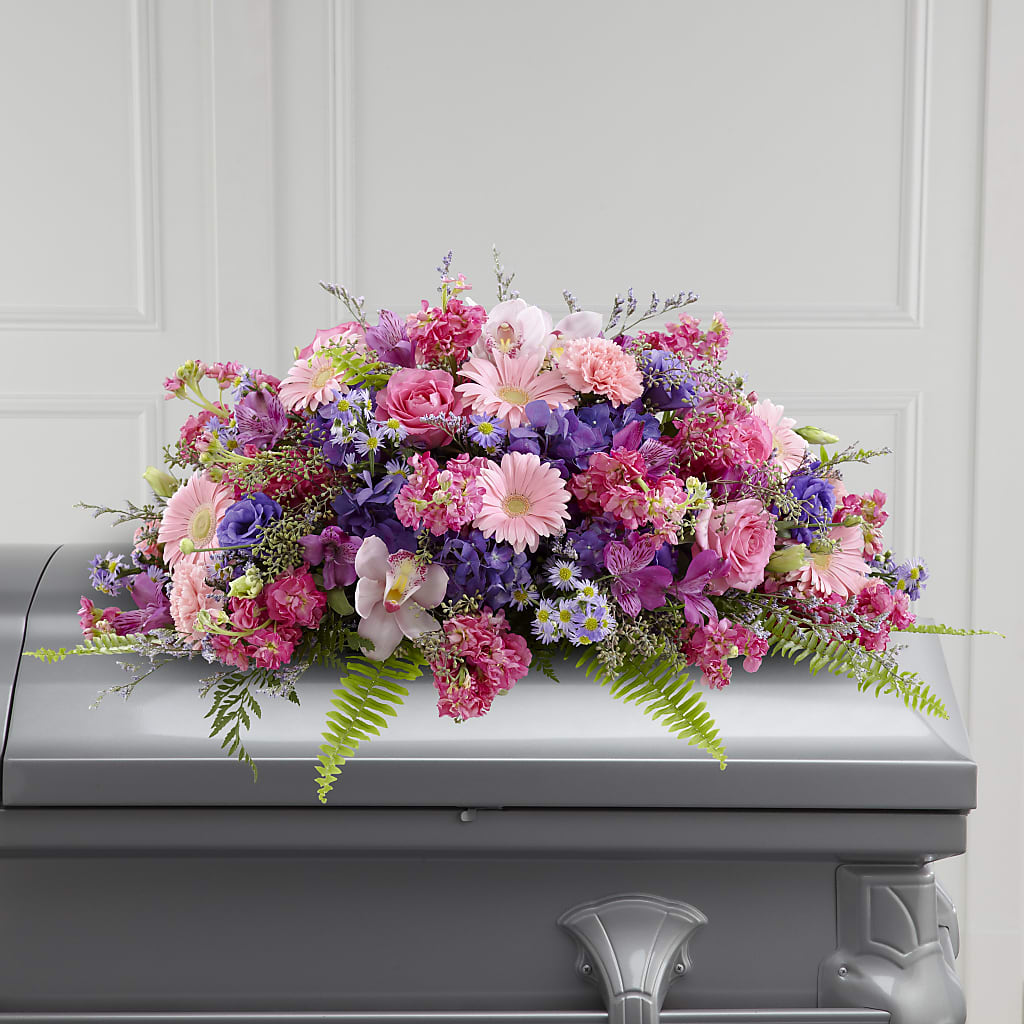Glorious Garden Casket Spray – Davinci Flower Shop Ltd, Scarborough ON