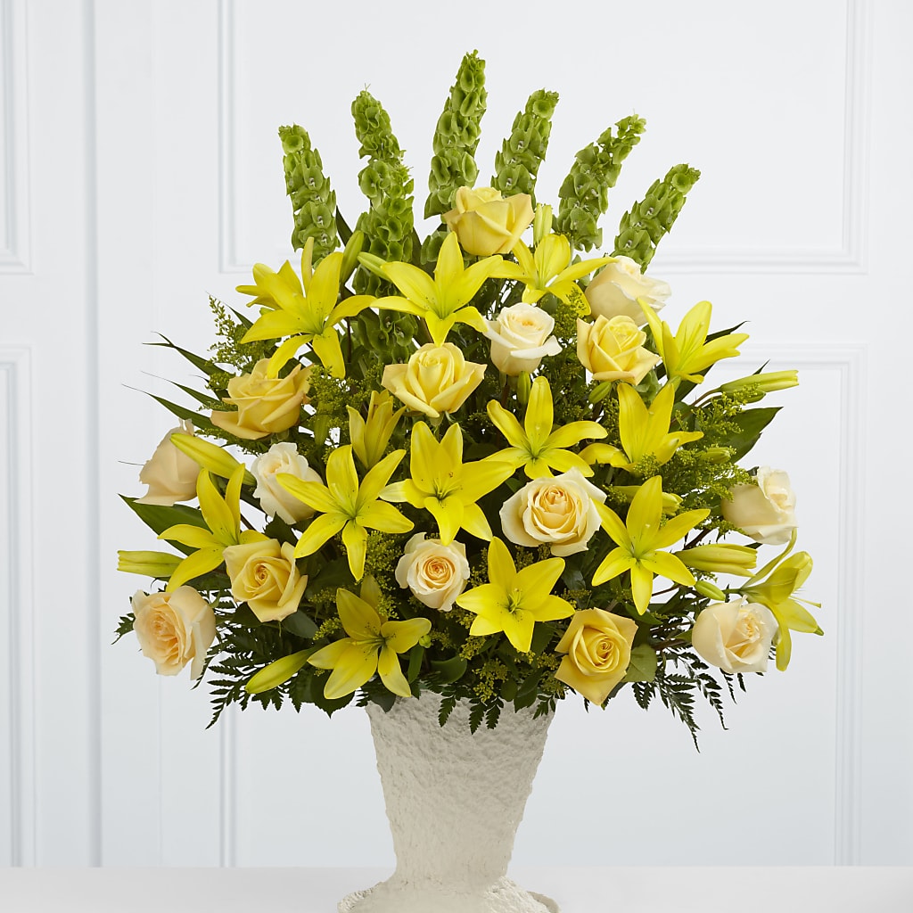 Golden Memories Arrangement – Davinci Flower Shop Ltd, Scarborough ON