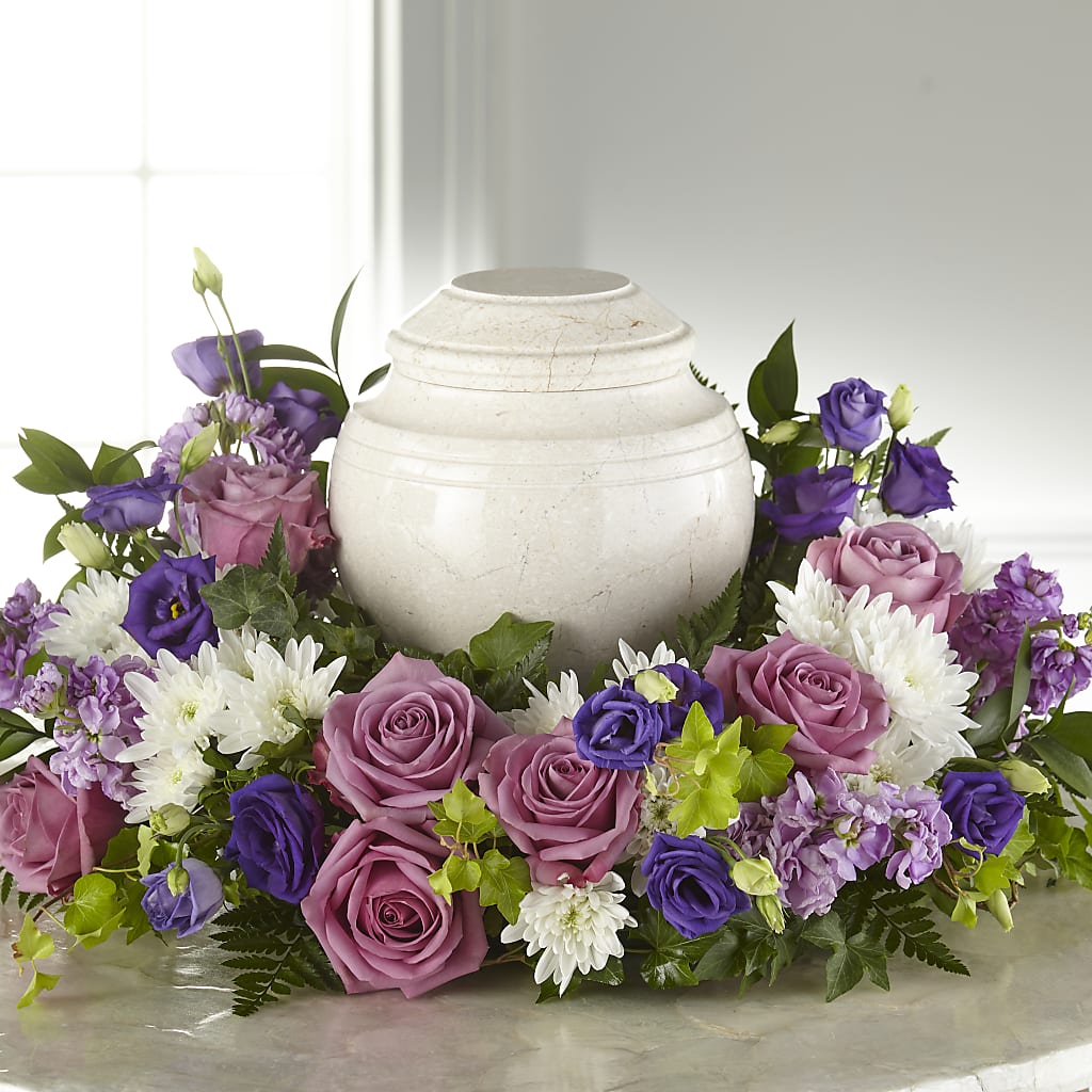 Blooming Sympathy Cremation Adornment – Davinci Flower Shop Ltd, Scarborough ON