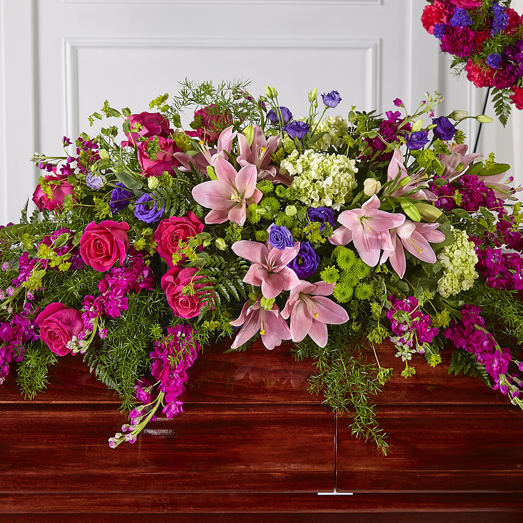 Radiant Tribute Casket Spray – Davinci Flower Shop Ltd, Scarborough ON