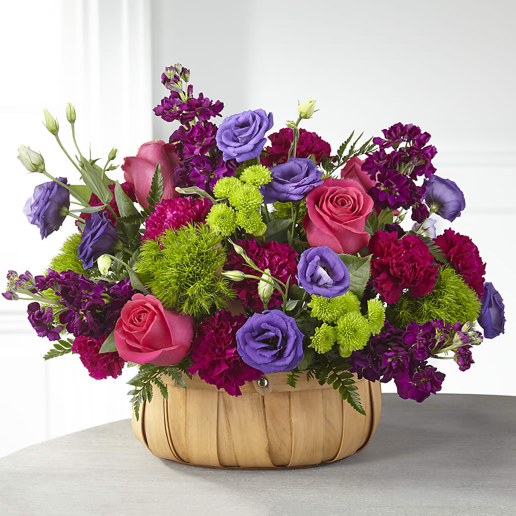 Serene Sanctuary Basket – Davinci Flower Shop Ltd, Scarborough ON