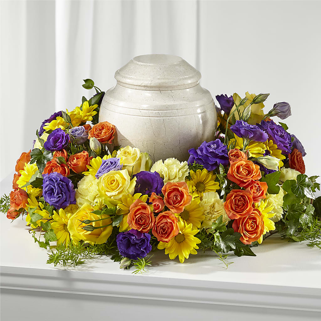 Blossoms of Remembrance Cremation Adornment – Davinci Flower Shop Ltd, Scarborough ON