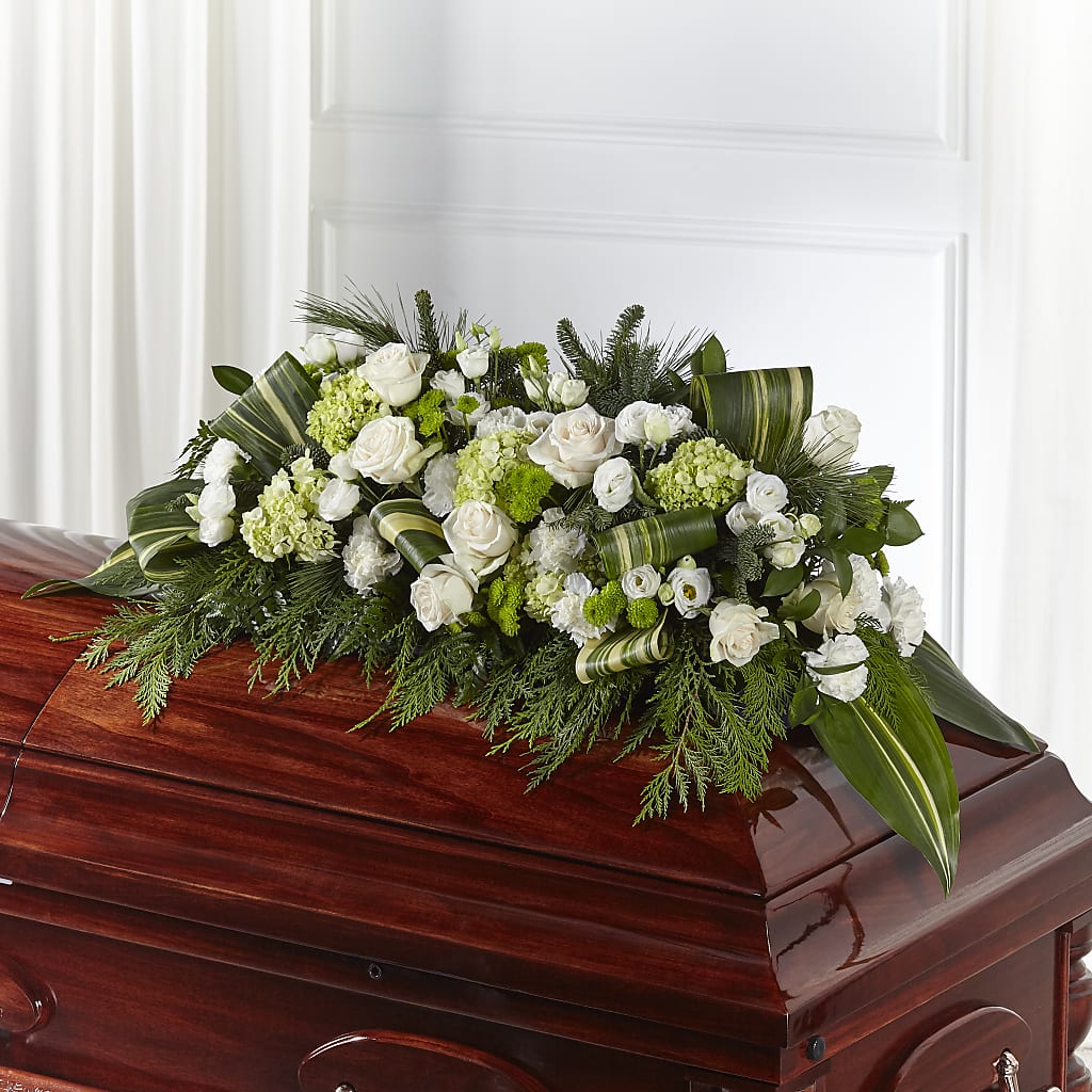 Hopeful Gesture Casket Spray – Davinci Flower Shop Ltd, Scarborough ON