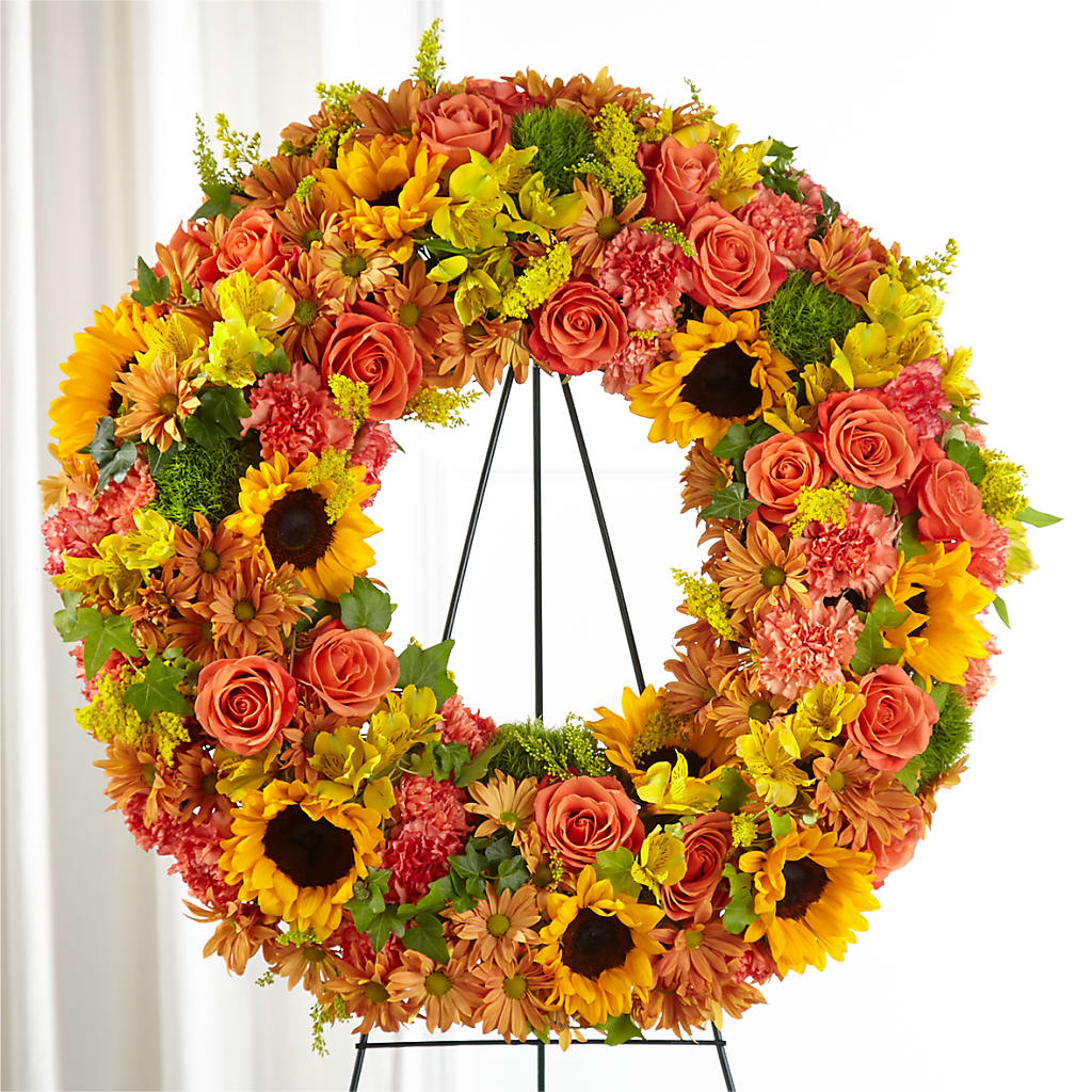 Autumnal Memories Wreath (Standard) – Davinci Flower Shop Ltd, Scarborough ON