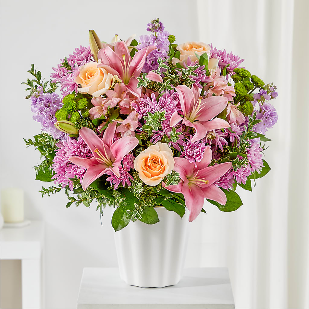 Supportive Embrace Tabletop Basket – Davinci Flower Shop Ltd, Scarborough ON