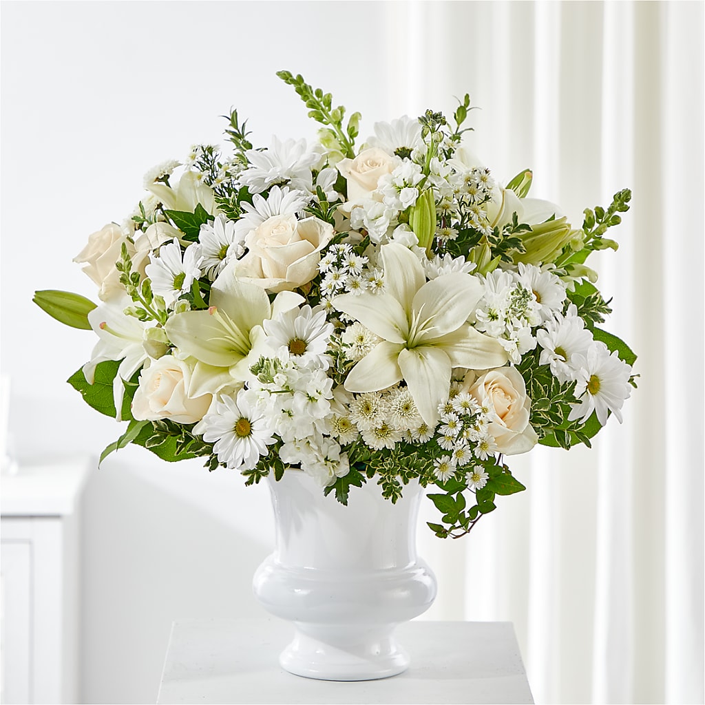 Uplifting Urn Arrangement – Davinci Flower Shop Ltd, Scarborough ON