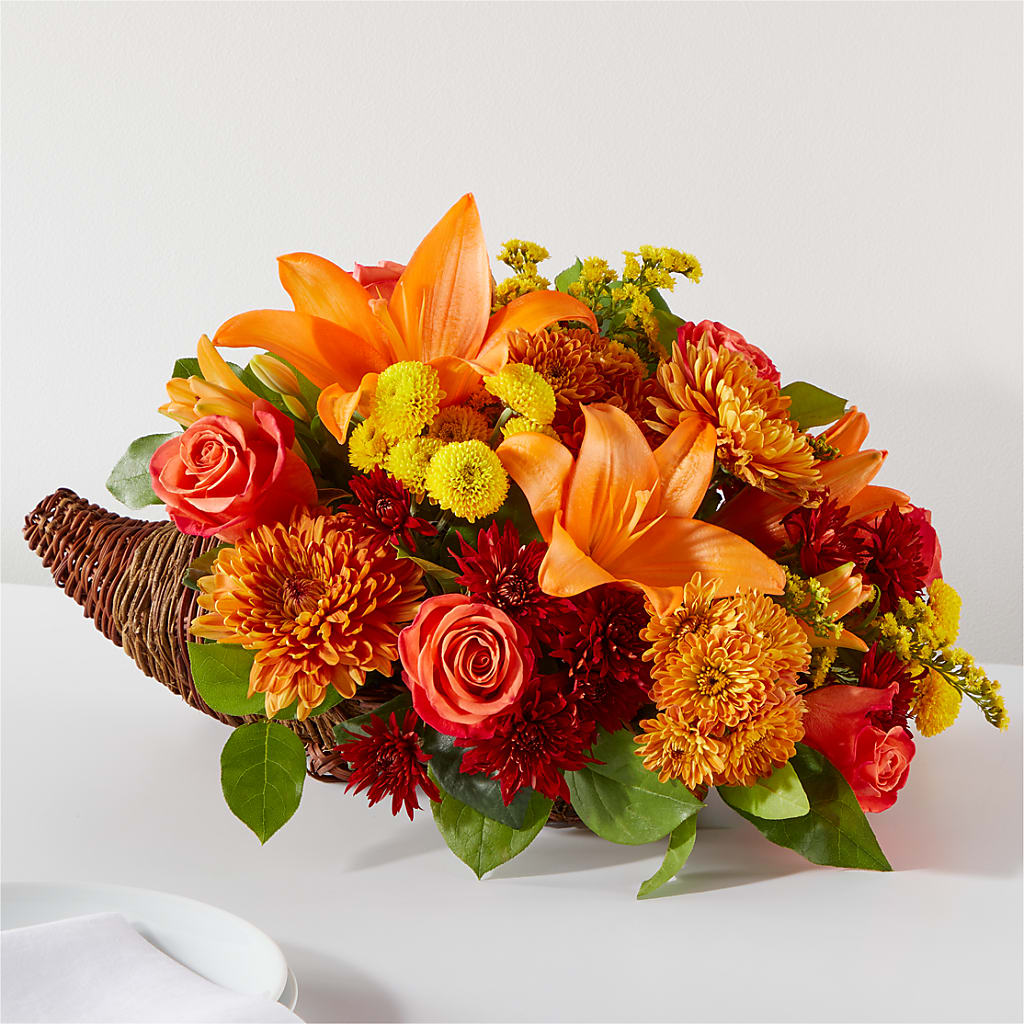 Bouquet of Blessings Cornucopia – Davinci Flower Shop Ltd, Scarborough ON