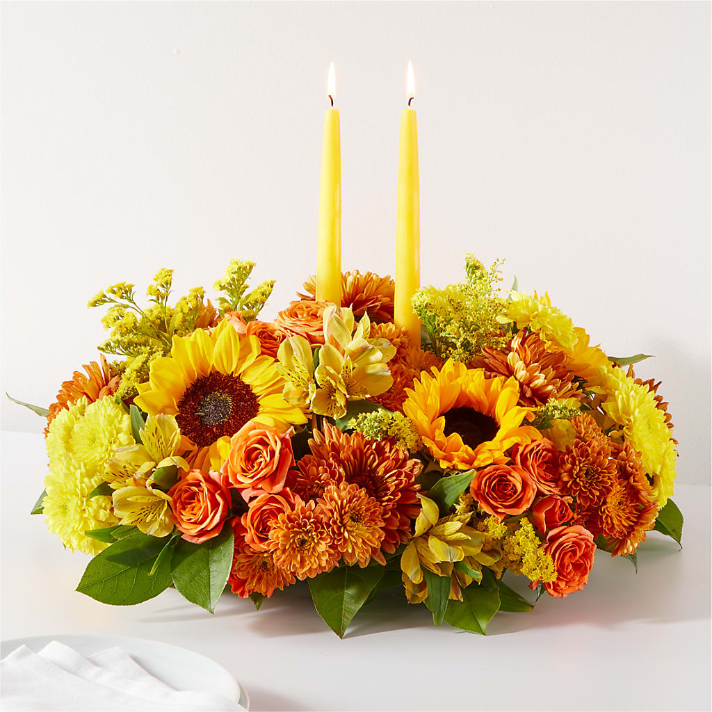 Autumn Harmony Centerpiece – Davinci Flower Shop Ltd, Scarborough ON