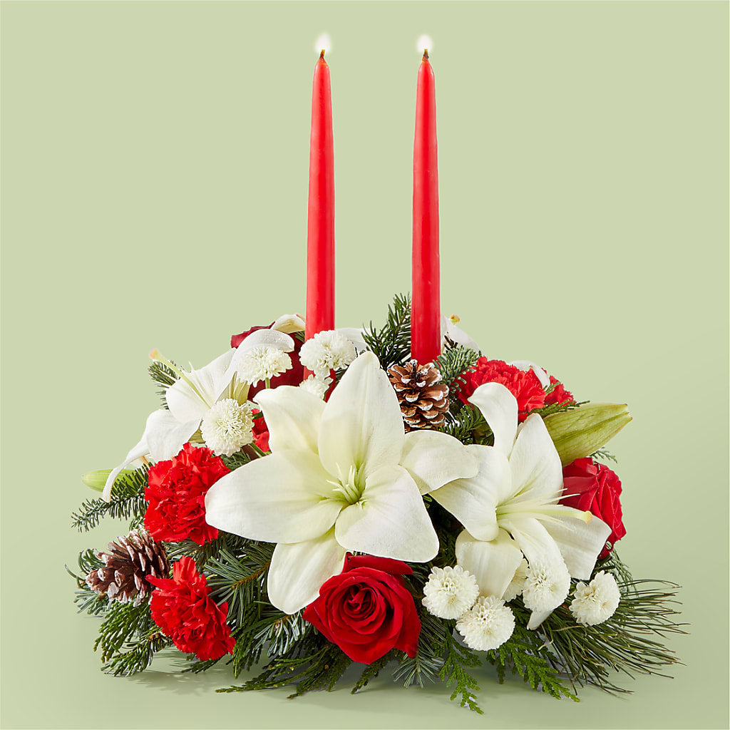 Seasonal Festivities Centerpiece – Davinci Flower Shop Ltd, Scarborough ON