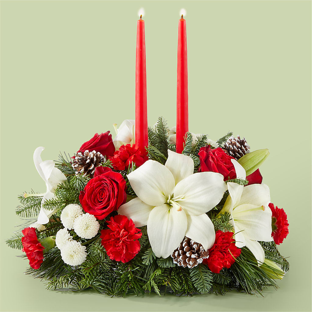 Seasonal Festivities Centerpiece – Davinci Flower Shop Ltd, Scarborough ON