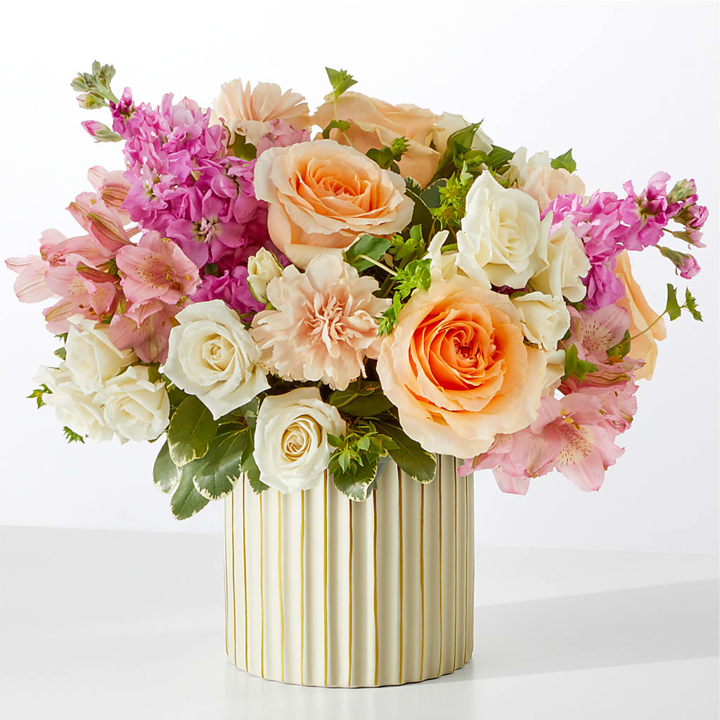 Paradise Bouquet with Ivory Vase – Davinci Flower Shop Ltd, Scarborough ON