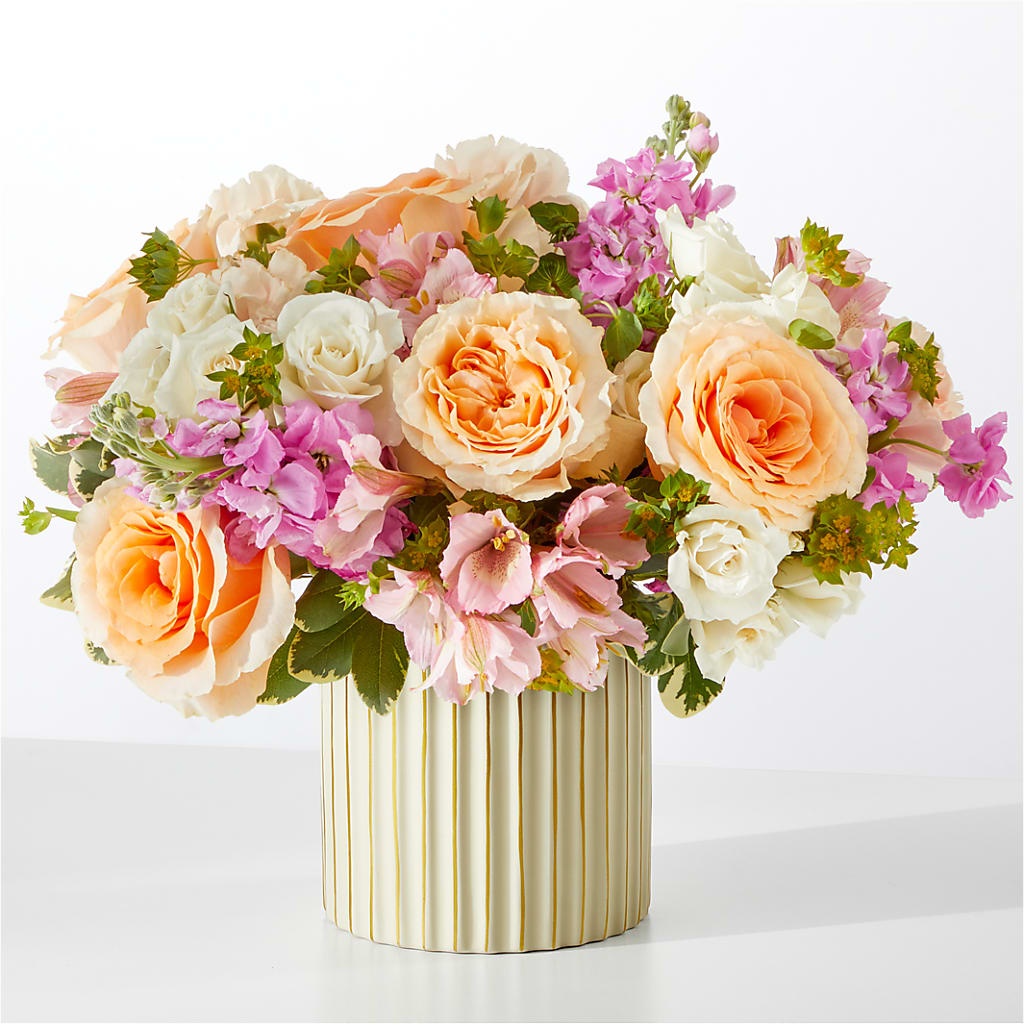 Paradise Bouquet with Ivory Vase – Davinci Flower Shop Ltd, Scarborough ON