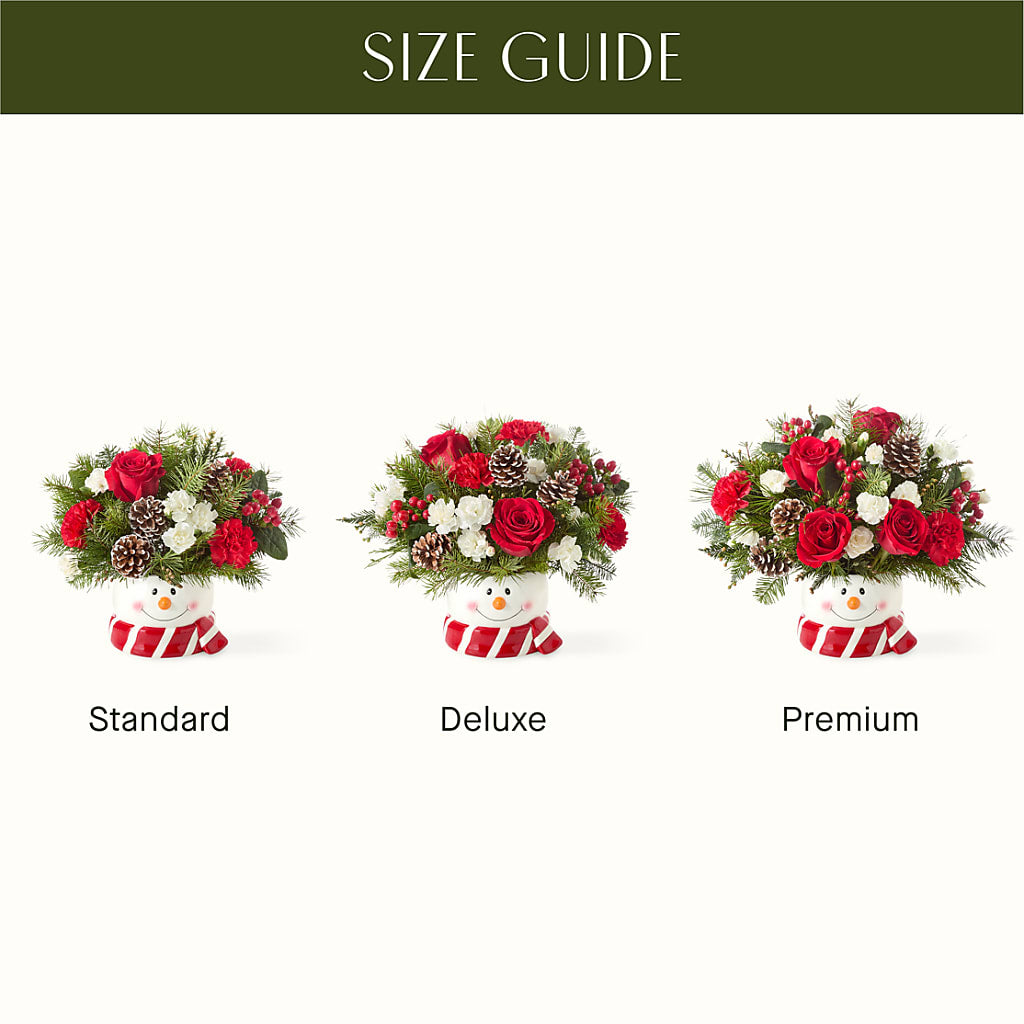 Jolly Snowman Bouquet –  Davinci Flower Shop Ltd, Scarborough ON