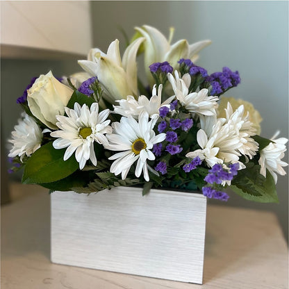 Beyond Blue Box Bouquet –  Davinci Flower Shop Ltd, Scarborough ON