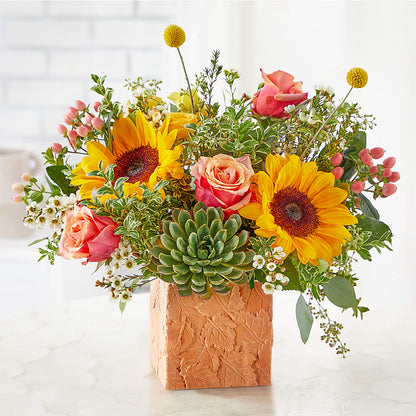 Sunflower Season Bouquet –  Davinci Flower Shop Ltd, Scarborough ON