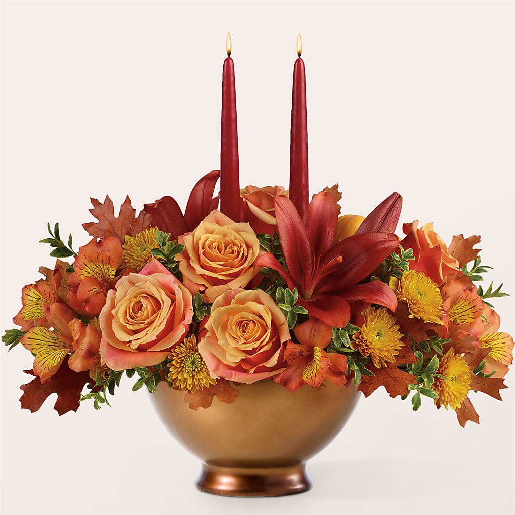 Harvest Table Centerpiece –  Davinci Flower Shop Ltd, Scarborough ON
