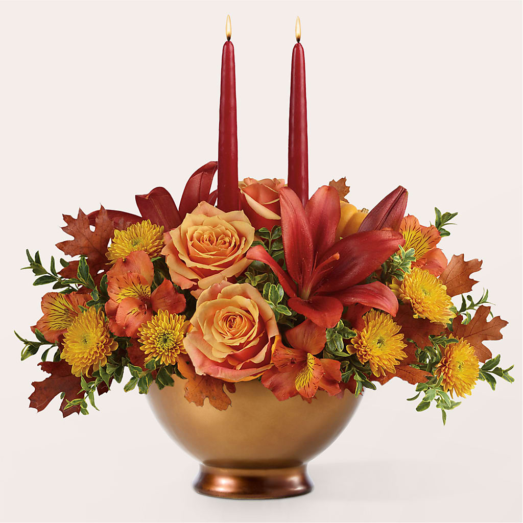 Harvest Table Centerpiece –  Davinci Flower Shop Ltd, Scarborough ON