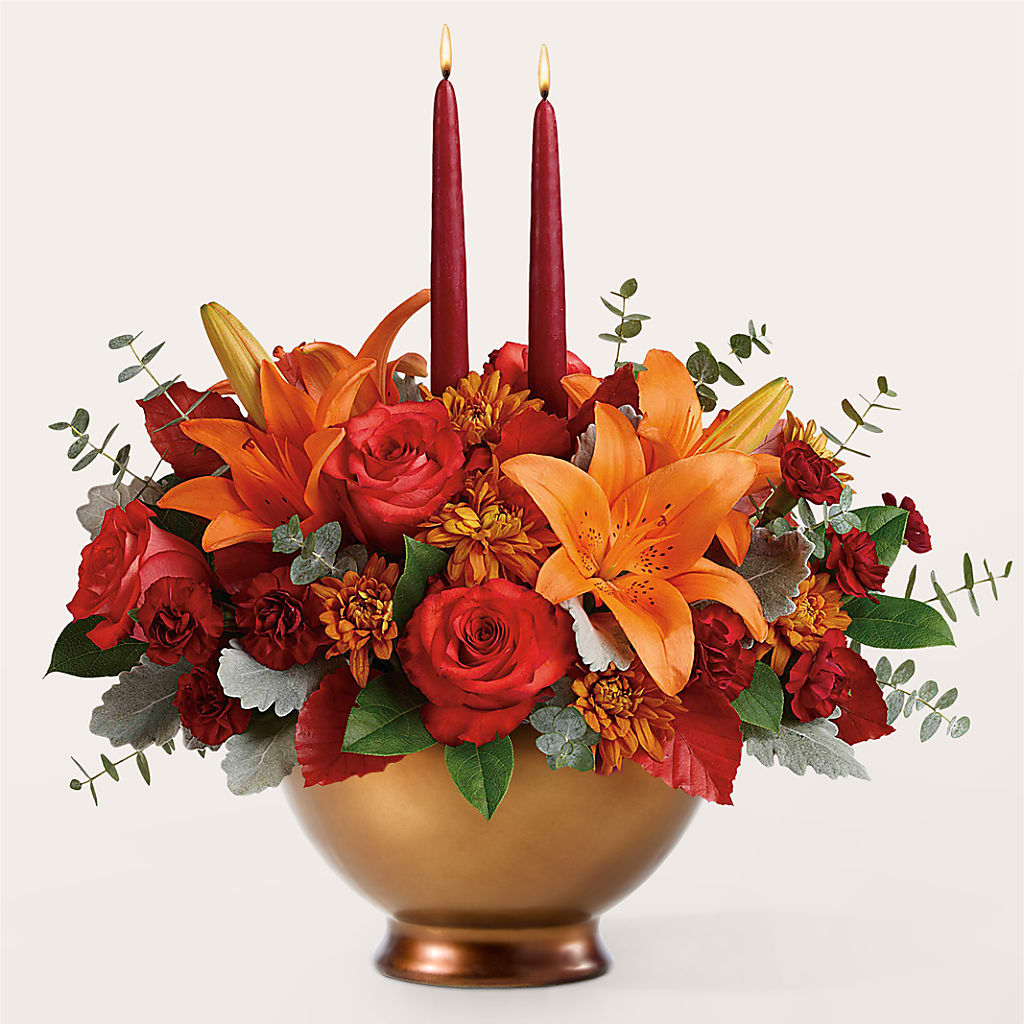 Fruits of Fall Centerpiece –  Davinci Flower Shop Ltd, Scarborough ON