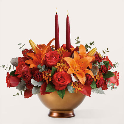 Fruits of Fall Centerpiece –  Davinci Flower Shop Ltd, Scarborough ON