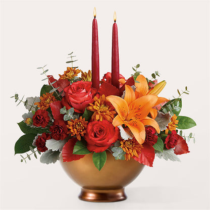 Fruits of Fall Centerpiece –  Davinci Flower Shop Ltd, Scarborough ON