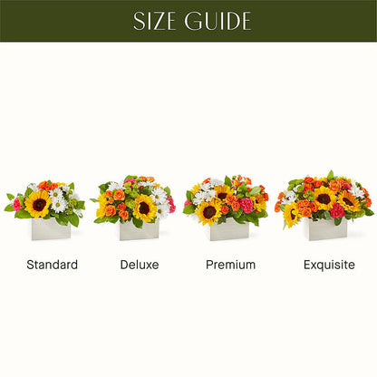 Sun-drenched Blooms Box Bouquet –  Davinci Flower Shop Ltd, Scarborough ON