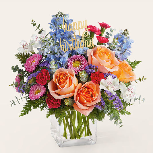 Birthday Bash Bouquet –  Davinci Flower Shop Ltd, Scarborough ON