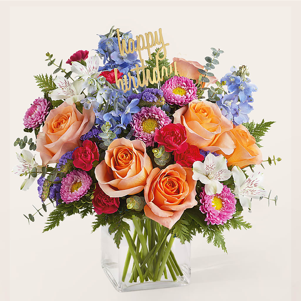 Birthday Bash Bouquet –  Davinci Flower Shop Ltd, Scarborough ON
