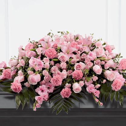 Garden of Comfort Casket Spray (Standard) –  Davinci Flower Shop Ltd, Scarborough ON