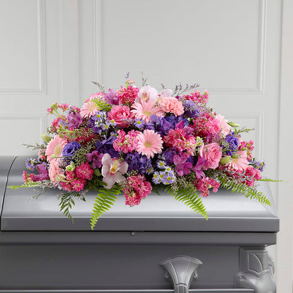 Glorious Garden Casket Spray –  Davinci Flower Shop Ltd, Scarborough ON