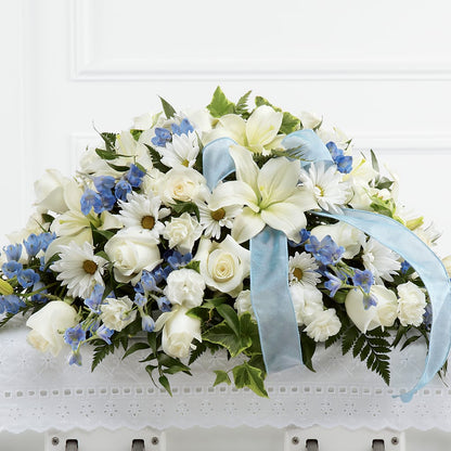 Tender Treasure Casket Spray –  Davinci Flower Shop Ltd, Scarborough ON