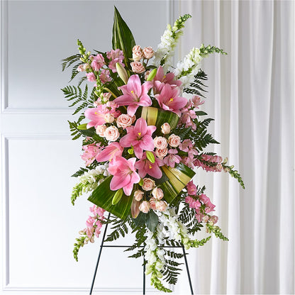 Elegant Embrace Standing Spray –  Davinci Flower Shop Ltd, Scarborough ON