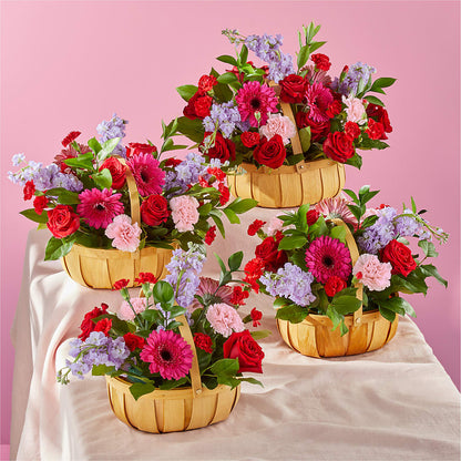 Pink Picnic Basket –  Davinci Flower Shop Ltd, Scarborough ON