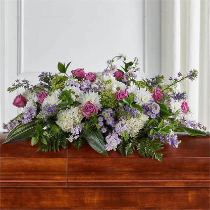 Meadows of Serenity Casket Spray –  Davinci Flower Shop Ltd, Scarborough ON