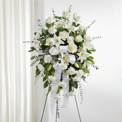 With Care Standing Spray –  Davinci Flower Shop Ltd, Scarborough ON