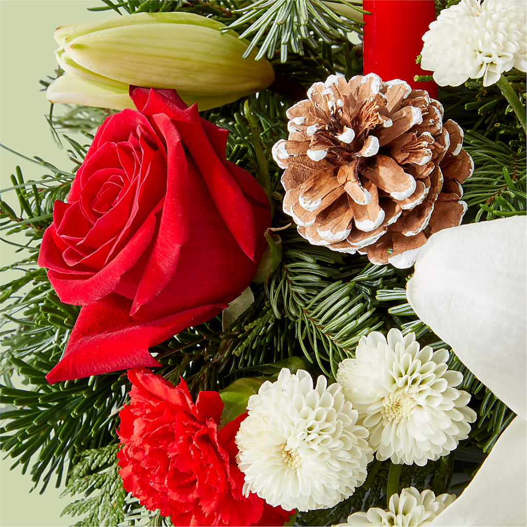 Seasonal Festivities Centerpiece –  Davinci Flower Shop Ltd, Scarborough ON