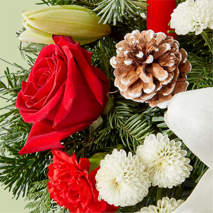 Seasonal Festivities Centerpiece –  Davinci Flower Shop Ltd, Scarborough ON