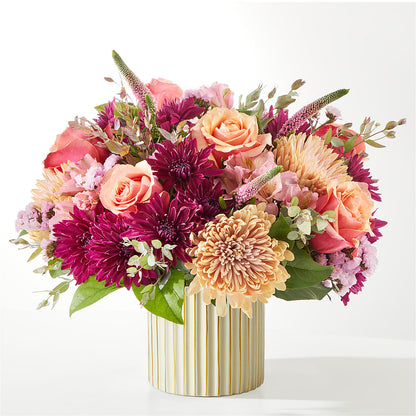 Berry Cobbler Bouquet with Ivory Vase –  Davinci Flower Shop Ltd, Scarborough ON