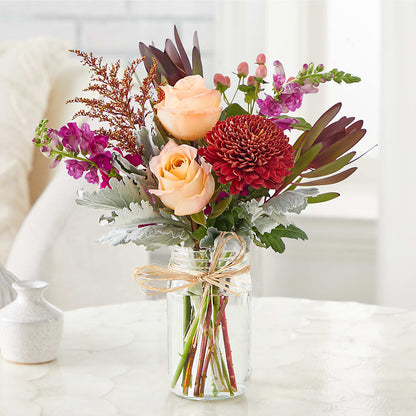 Moody Hues Bouquet –  Davinci Flower Shop Ltd, Scarborough ON