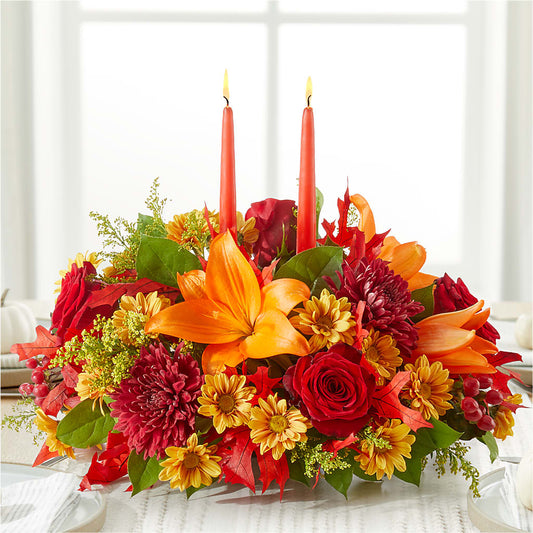 Autumn's Embrace Centerpiece –  Davinci Flower Shop Ltd, Scarborough ON