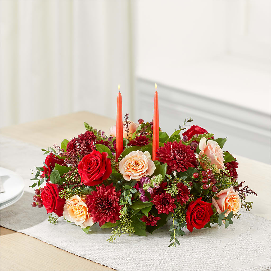 Most Thankful Centerpiece –  Davinci Flower Shop Ltd, Scarborough ON